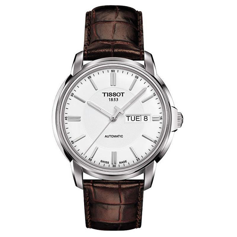 天梭(TISSOT)海星系列金属钢带机械男表 男士手表时尚皮革皮带男表 T065.430.11.031.00 机械表 男