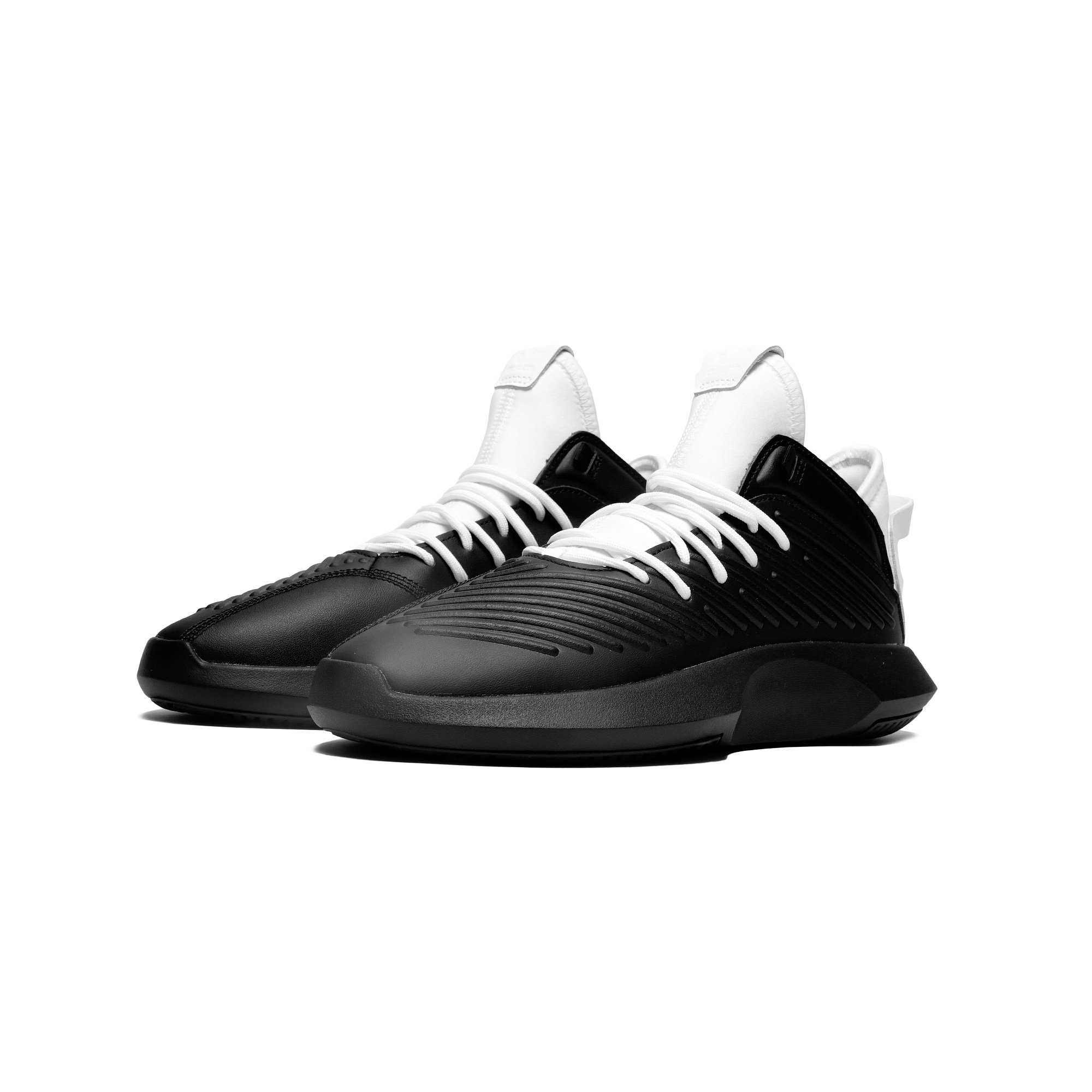 美国正品adidascrazy1adv阿迪达斯男鞋黑白拼接男士篮球鞋