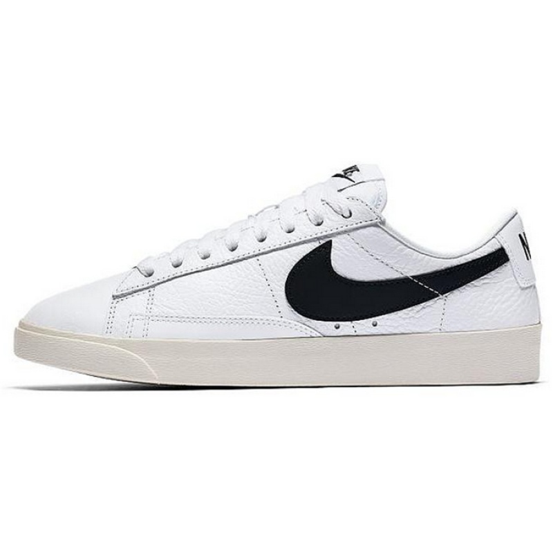 nike耐克女鞋【美国直邮正品】blazerpremiumlow黑白皮革鞋面休闲板_7