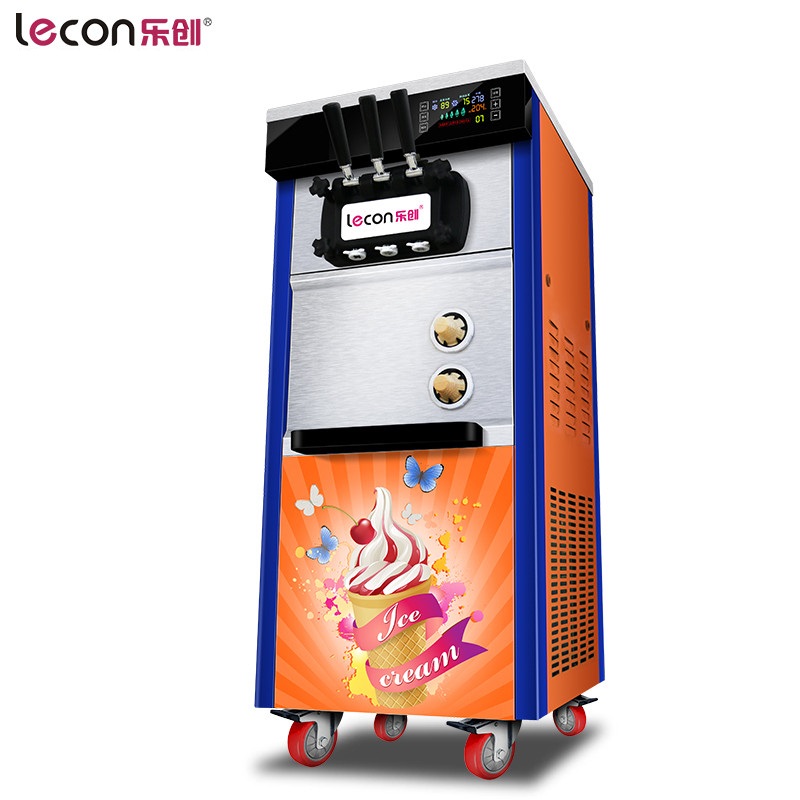 飞天鼠(FTIANSHU) 冰淇淋机商用冰激凌机全自动冰淇淋机商用 立式台式雪糕机 自动清洗 新款立式触屏款带蛋托