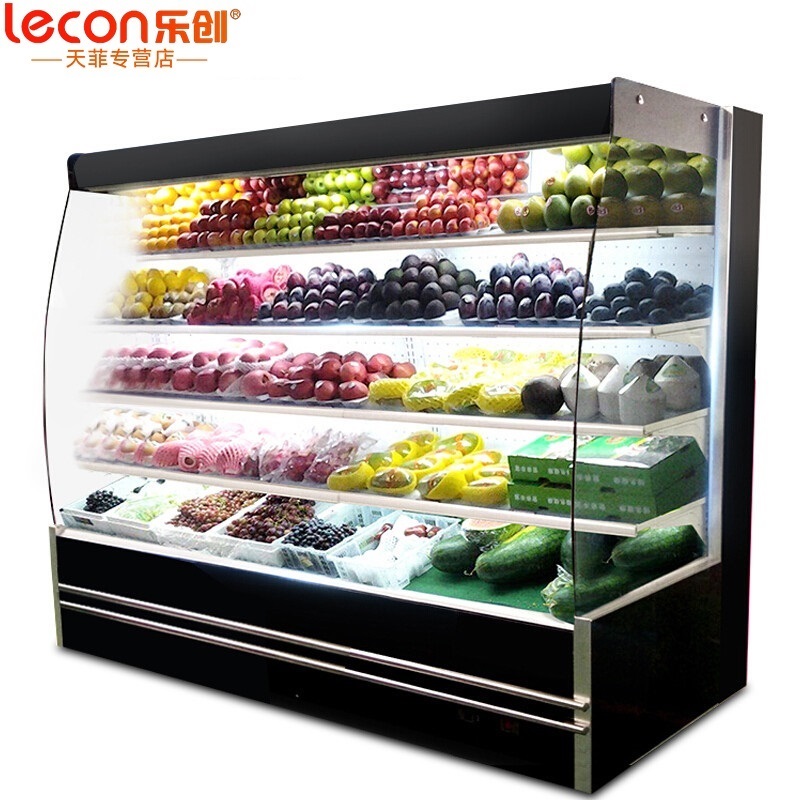 飞天鼠(FTIANSHU) 风幕柜水果保鲜柜 商用展示柜水果蔬菜冷藏柜保鲜柜 麻辣烫点菜柜熟食柜超市商用1.2米风冷