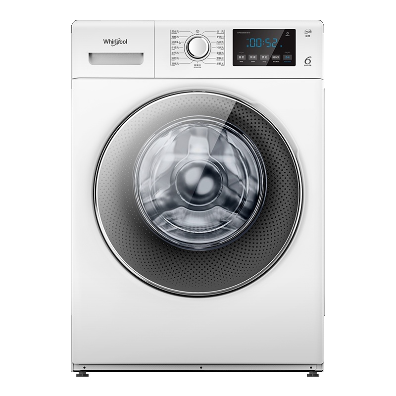 惠而浦(Whirlpool) WF100BE875W 10公斤大容量全自动变频滚筒洗衣机洗脱一体家用 白色