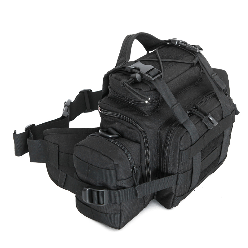 D5防水多功能男腰包大腰包骑行斜挎3P三用腰包斜跨单反相机手提包