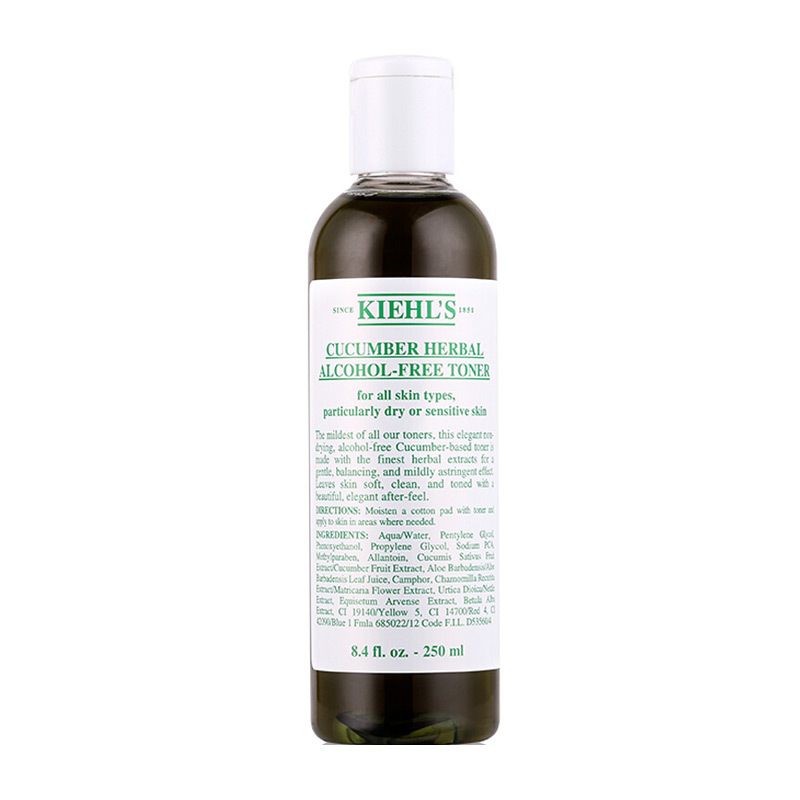 Kiehl's 科颜氏小黄瓜植物精华爽肤水 补水保湿 250ml 美国进口