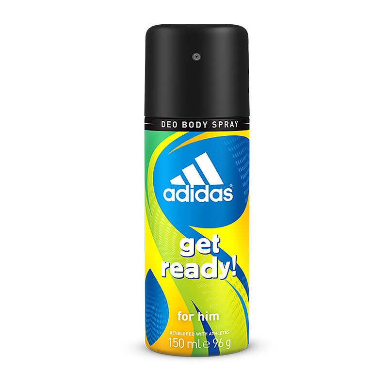 adidas阿迪达斯男士香体止汗喷雾保湿补水/150ml （原装进口版） 预备