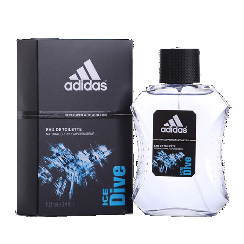 adidas阿迪达斯 [德国原装进口]男士香水运动型淡香水 100ml 冰点7498