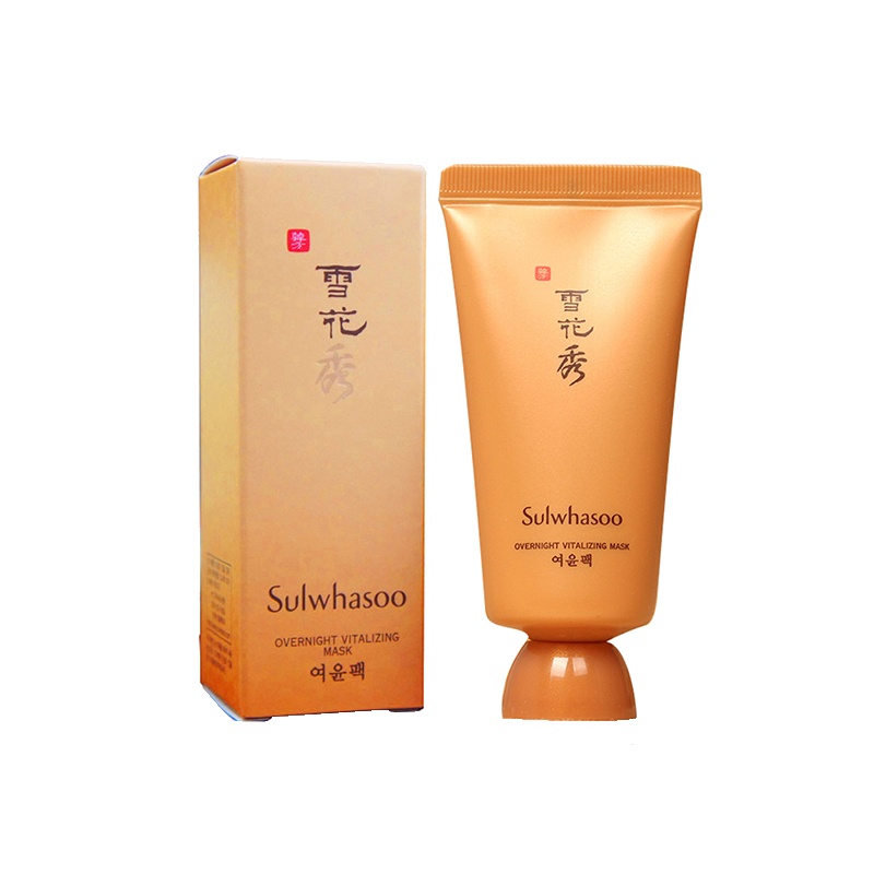 Sulwhasoo 雪花秀 与/雨润夜间修复睡眠面膜撕拉面膜滋润营养;修护 30ml(小样无封口) 原装进口