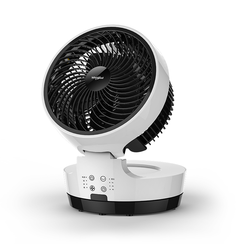 whirlpool惠而浦电风扇空气循环扇WCF-20XH 遥控台扇空调伴侣家用静音台式节能扇涡轮对流扇摇头改善空气
