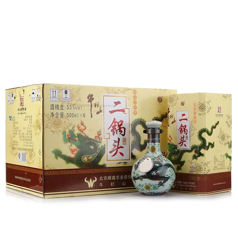 牛栏山二锅头珍品三十年（30年）青龙53度6*500ml整箱装