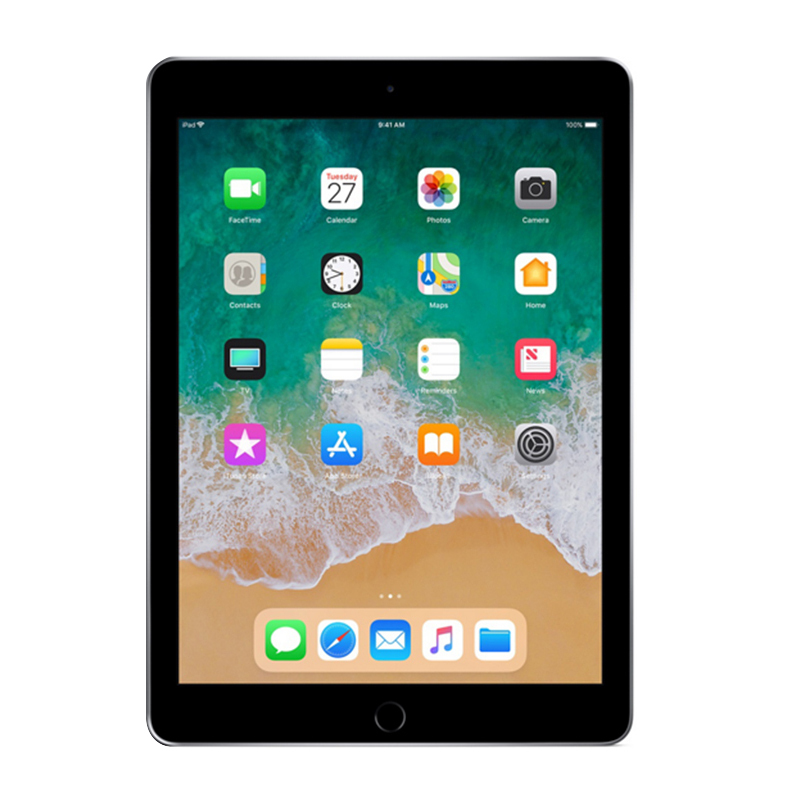 苹果(Apple)新iPad 2018新款 9.7英寸平板电脑 32GB 黑色 4G版[不支持无敌券]