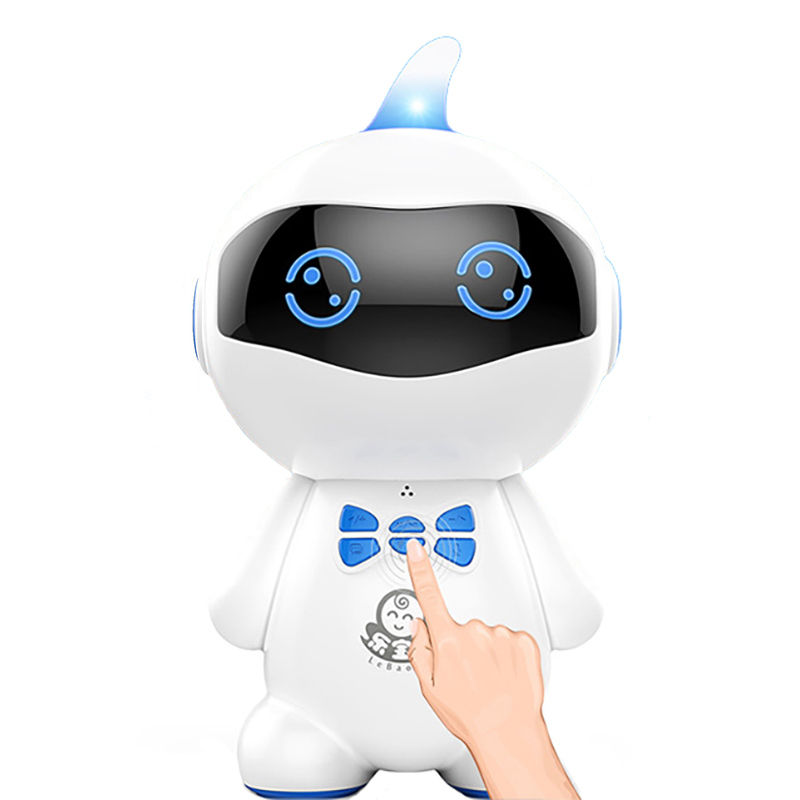 GIAUSA 智能对话高科技男女孩儿童教育学习早教机器人故事机学习机1蓝色