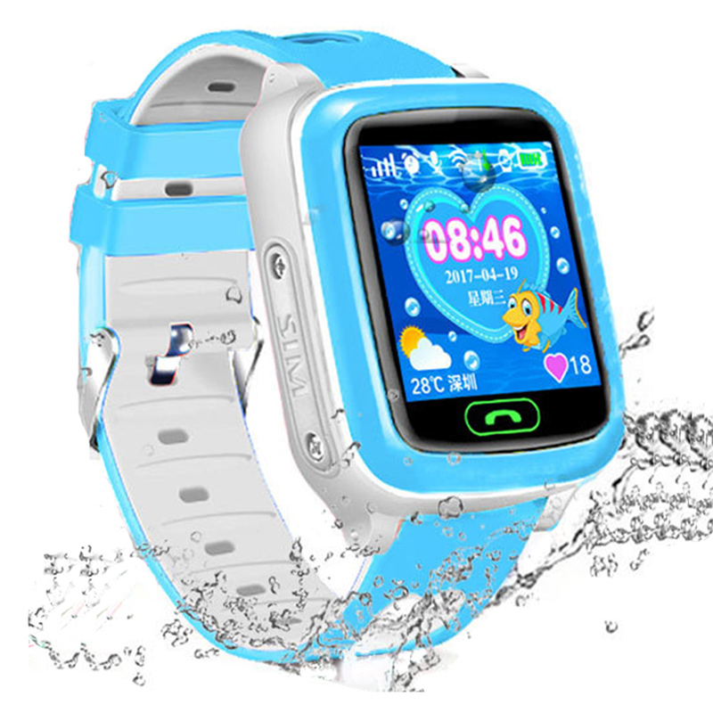 GIAUSAY69智能儿童电话手表防水触屏拨号拍照学生定位多功能儿童手表IOS;Android300毫安1.4INC