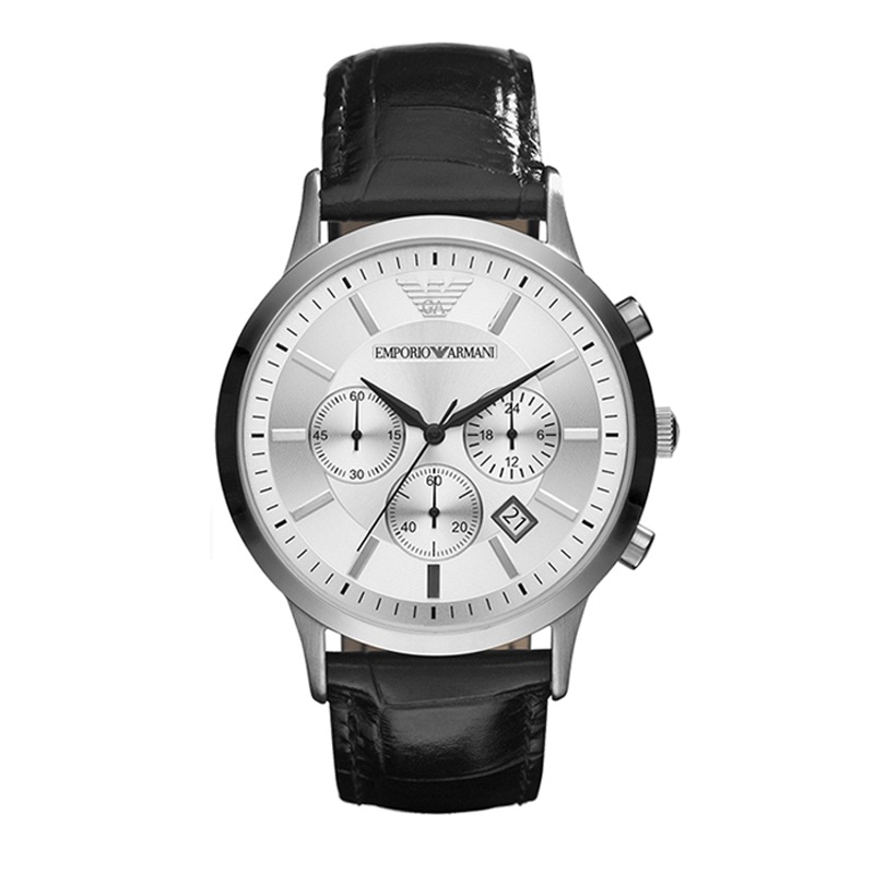 海外直邮欧美品牌原装进口包税EMPORIO ARMANI安普里奥阿玛尼手表时尚男表钢带男士石英表AR2432