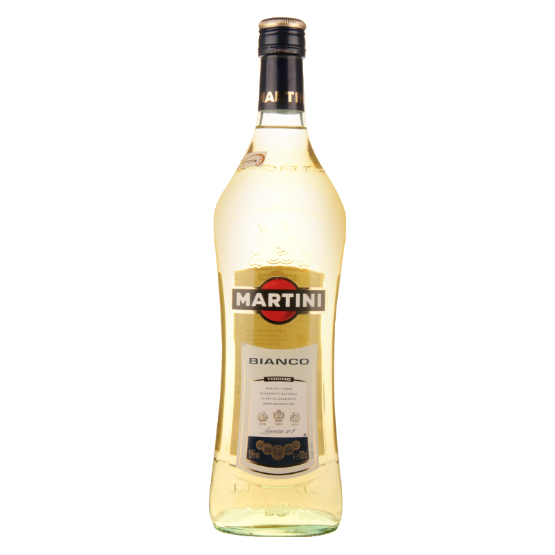 马天尼（Martini） 洋酒 味美思 白威末酒 意大利进口 1L*1