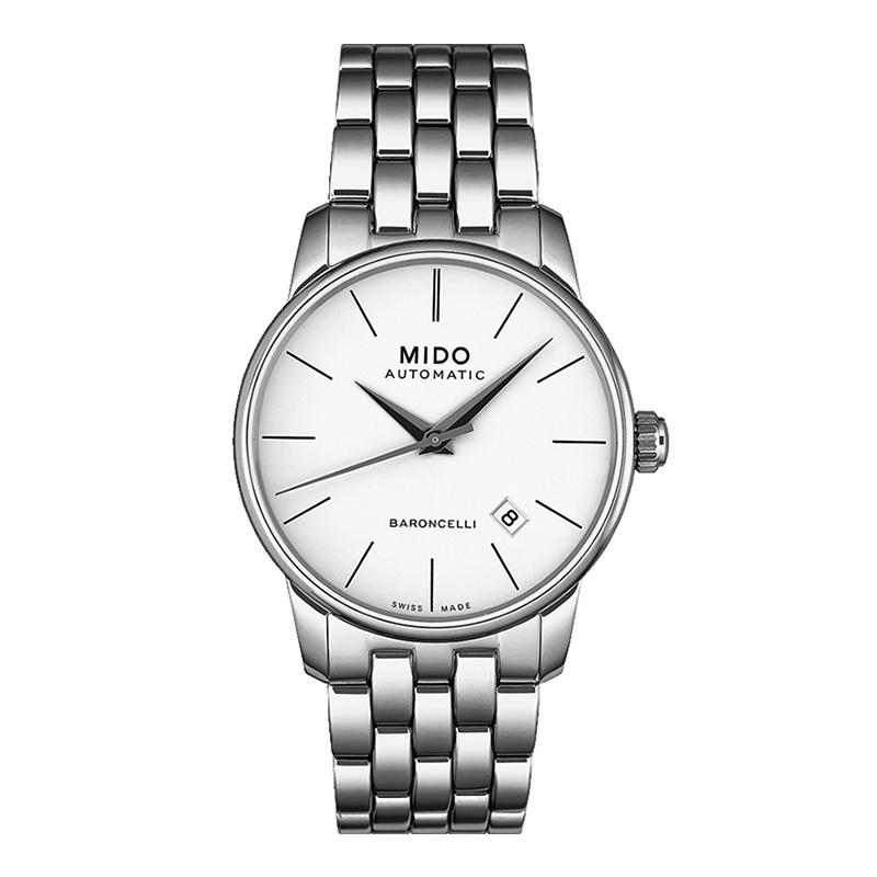 MIDO美度贝伦赛丽II系列钢带潮流休闲自动机械男表M8600.4.76.1