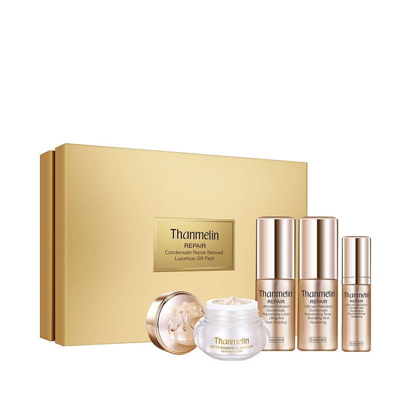 梵蜜琳套装臻活凝肌修复四件套 水乳液精华面霜贵妇膏 补水保湿肌肤