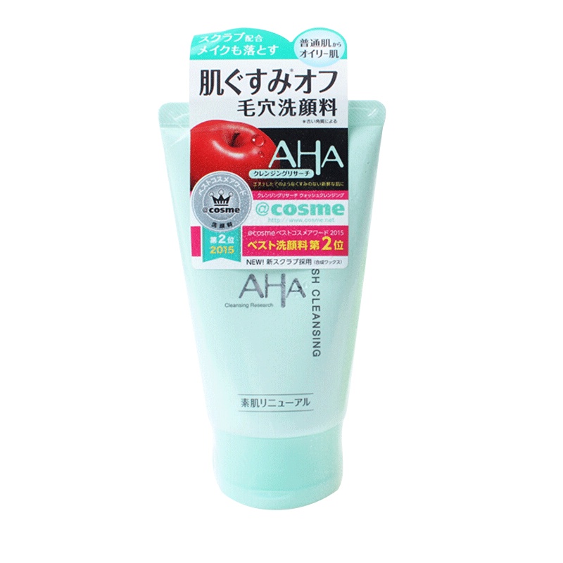 BCL AHA 酵素果酸柔肤洗面奶卸妆洗颜化妆水三合一洁面乳120g
