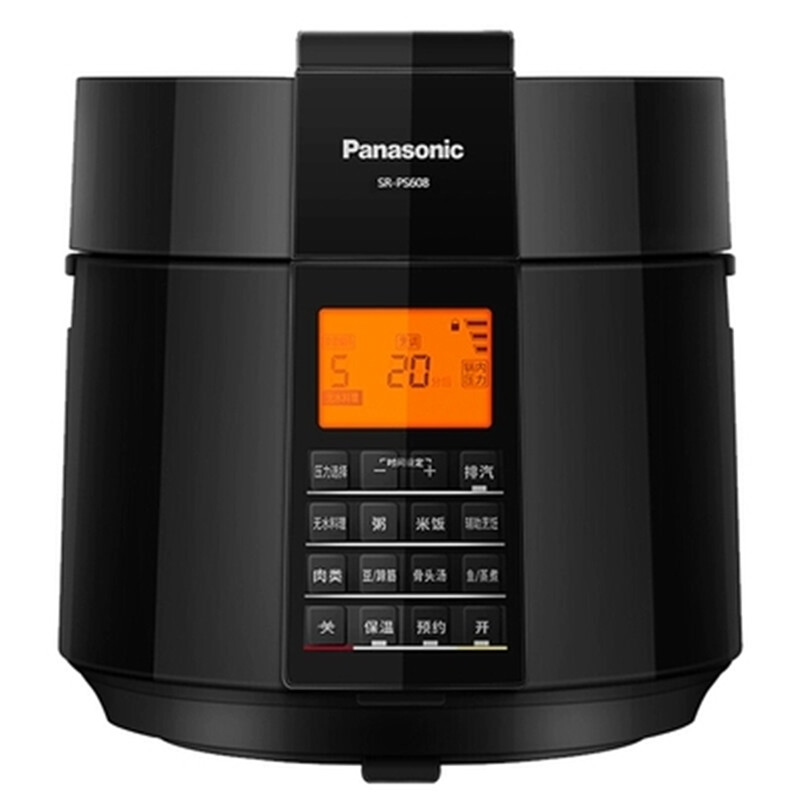 Panasonic/松下 SR-PS608高压家用压力煲无水料理6L电压力锅