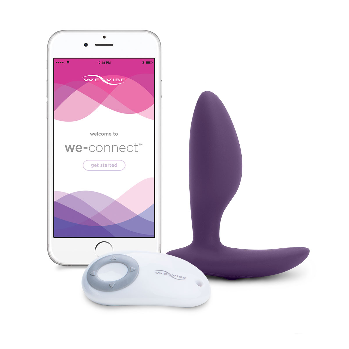 We-Vibe Ditto加拿大智能手机远程遥控强力防水后庭是小型震动肛塞电动后庭塞紫色美国直邮