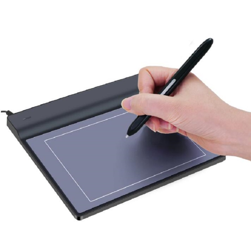 汉王笔小方手写板电脑免驱动电脑写字板无线笔写字板输入板手写绘画板录入老人写字板黑色