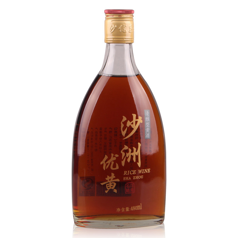 江南名酿 沙洲优黄清雅型黄酒 沙优清雅 490ml