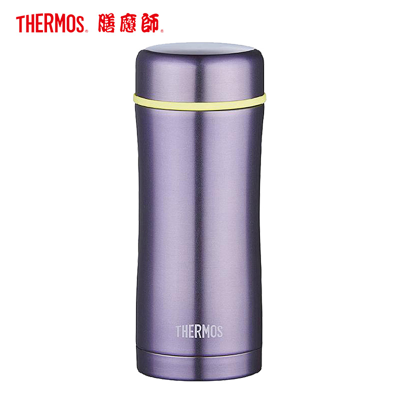 【防伪保真 正品保障】（自带不锈钢茶漏，商务精品）膳魔师保温杯TCCG-400 PL 紫色 400ML 方便泡茶 礼赠