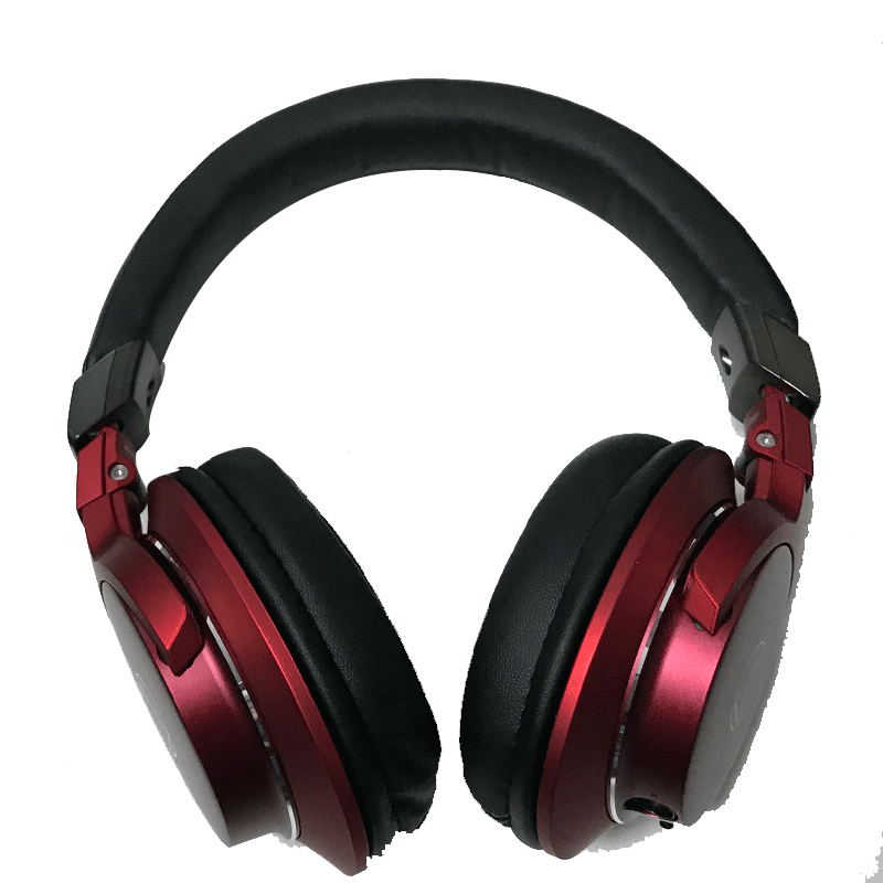 audio-technica/铁三角 红色 ATH-AR5BT无线头戴式蓝牙入耳式耳机