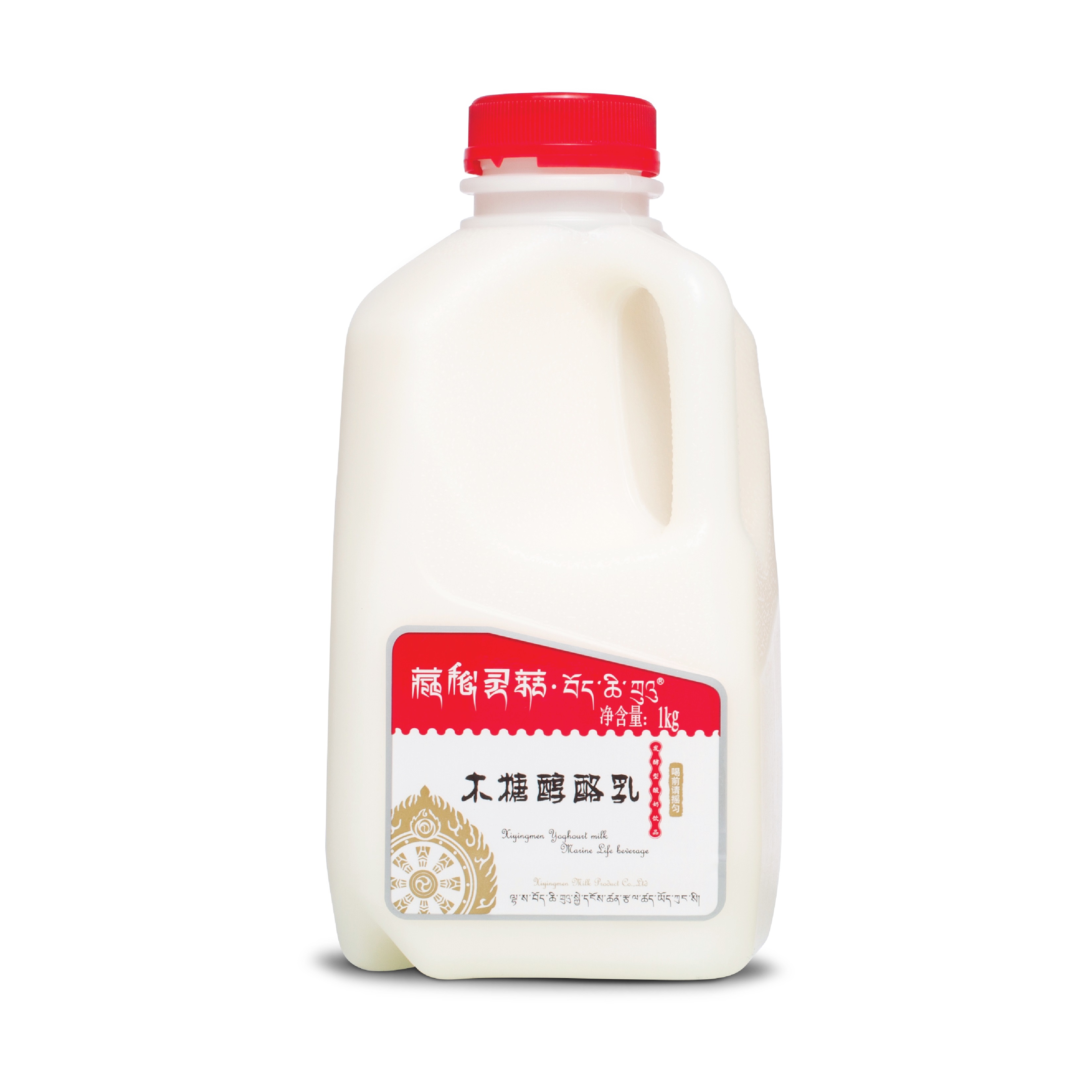 藏密灵菇木糖醇酪乳发酵型酸奶饮品 1kg*4/箱