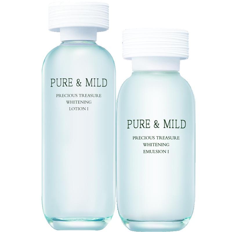 PURE&MILD泊美套装水乳液-水润型两件套鲜纯珍萃美肤白净套装官方旗舰店补水保湿滋润专柜正品