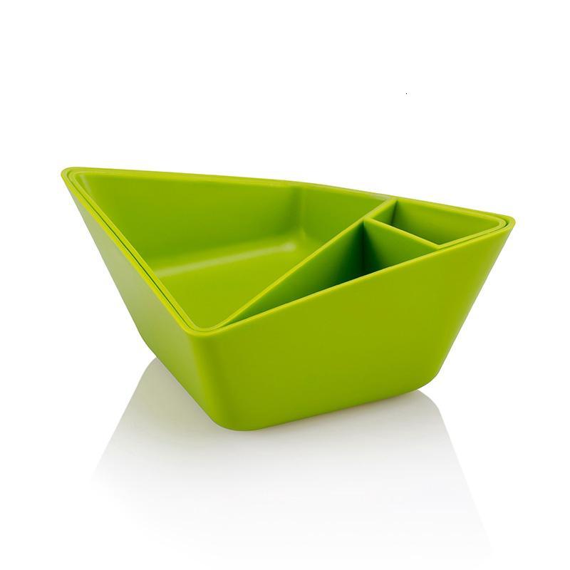 纳川 创意零食碗 分类盘 零食干果盘 糖果盘干果盒 (A0233)