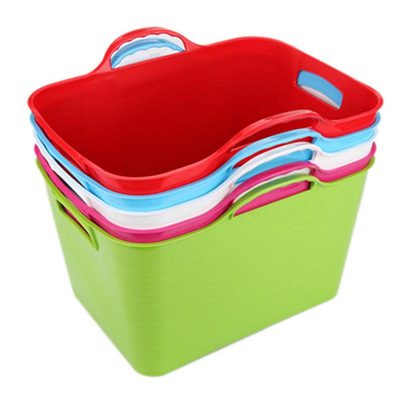 加大号软质塑料桶洗衣篮脏衣篮篓衣服收纳筐整理筐防水收纳篮