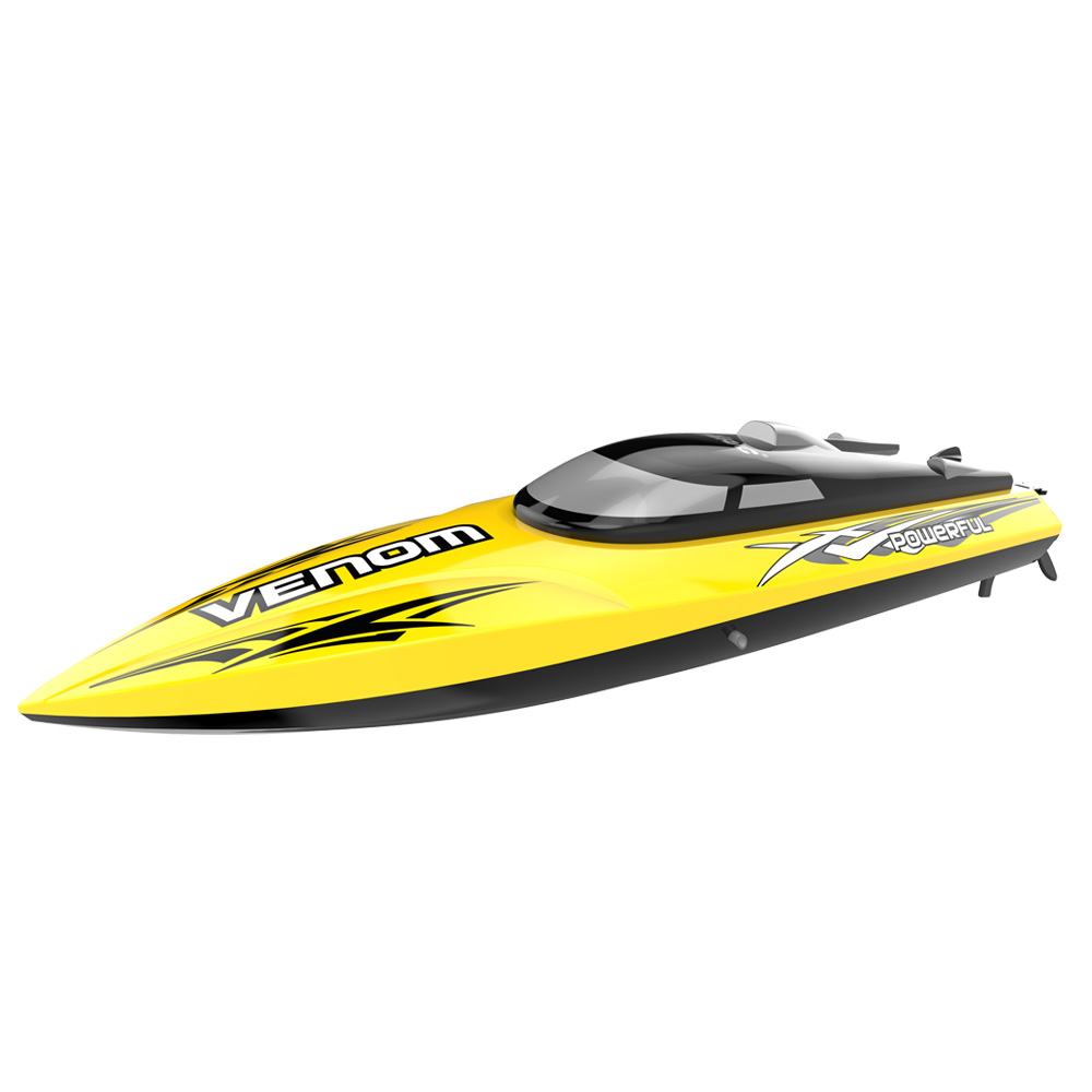优迪玩具udi901黄色双电超大号遥控船快艇玩具模型高速儿童男孩成人