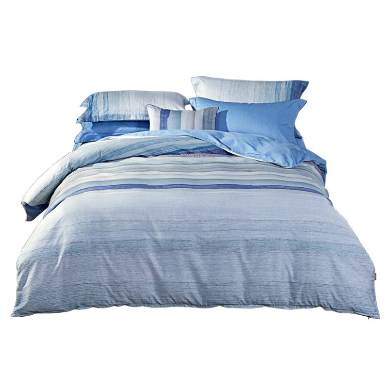 凯盛家纺 60支全棉贡缎印花床上用品四件套贝尔