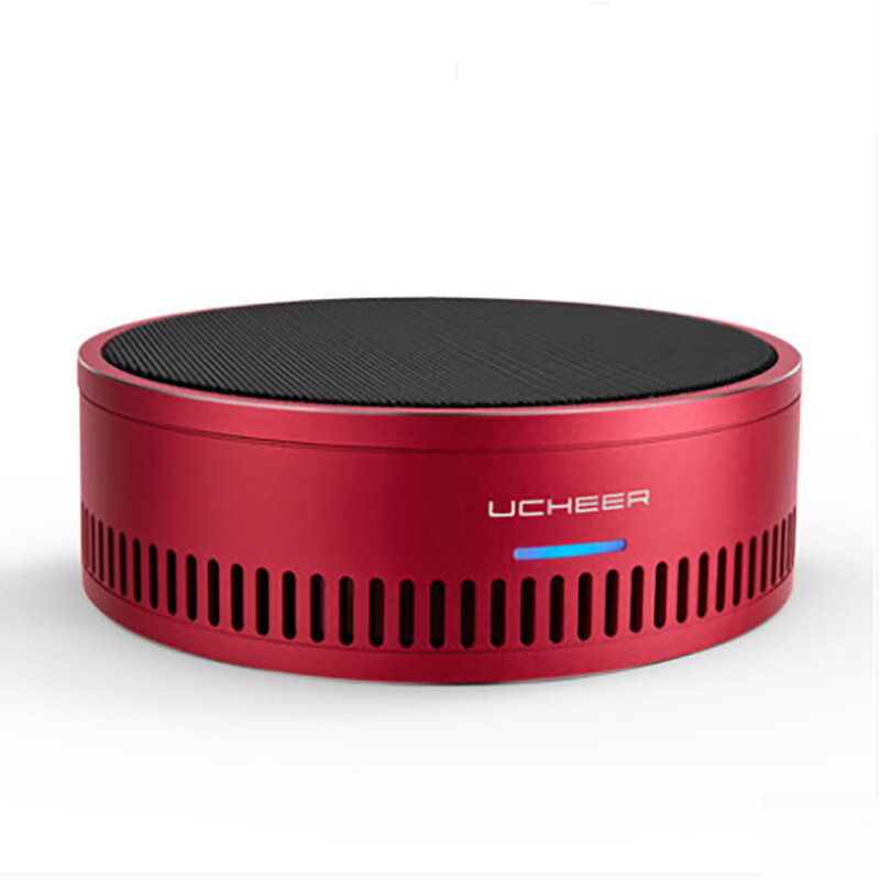 友好（UCHEER） 车载空气净化器V2 车载家用 智能除甲醛 除雾霾PM2.5 除异味二手烟 除味器 中国红