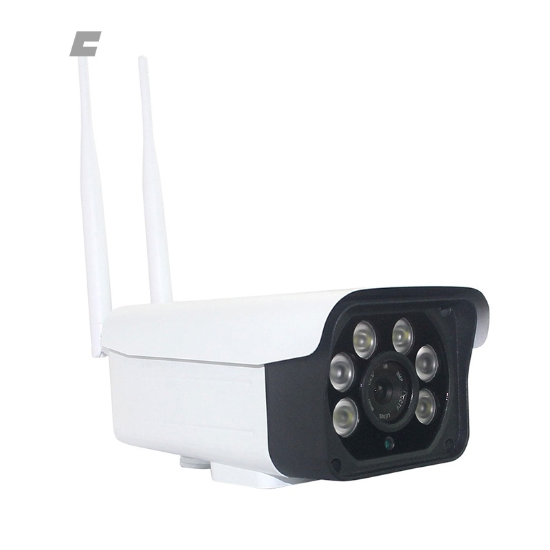 创意 CGE 200W A7六灯双光源户外防水五线智能摄像头 智能安防户外枪击高清夜视日夜全彩 远程控制 家用摄像头