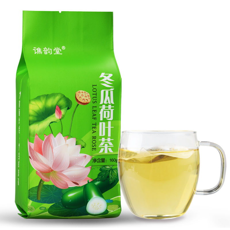 谯韵堂 冬瓜荷叶茶160g袋泡茶 养生八宝组合花草茶