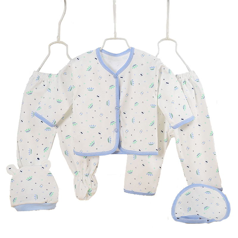 婴儿内衣新款纯棉宝宝内衣五件套新生儿内衣套装