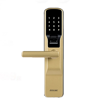西勒奇（SCHLAGE） SE1201金色 智能锁 指纹锁 密码锁 防盗门锁 指纹密码锁 电子锁