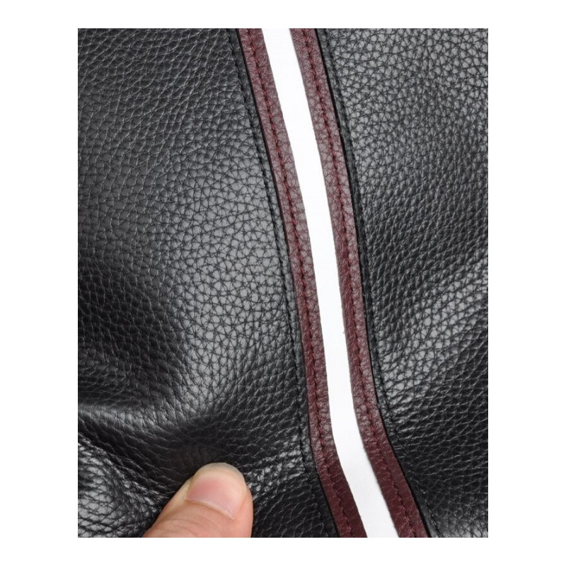 卓梵 阿玛尼男包新款单肩包男手提包韩版男士真皮单肩牛皮斜挎包七夕 情人节礼物