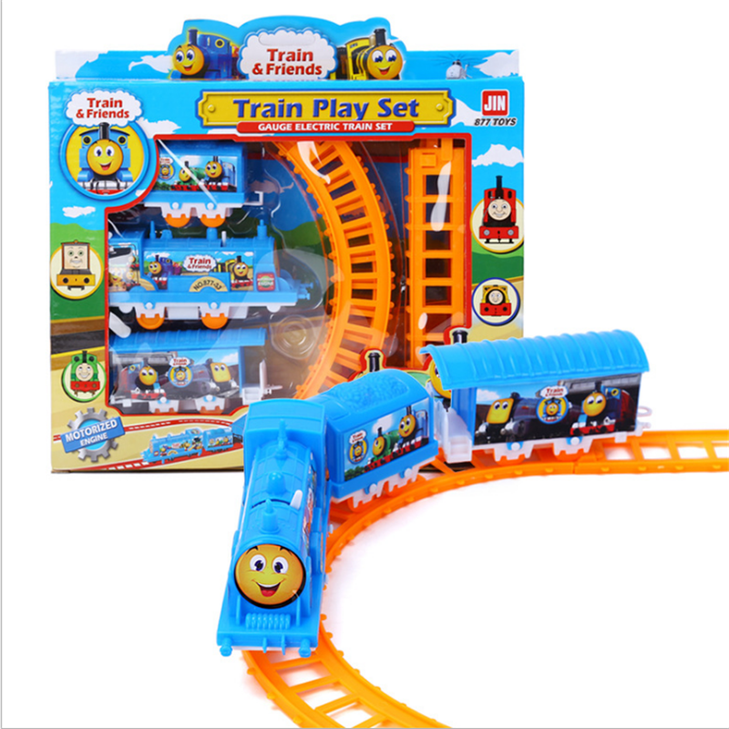儿童电动轨道车卡通百变小火车玩具热卖儿童喜爱玩具