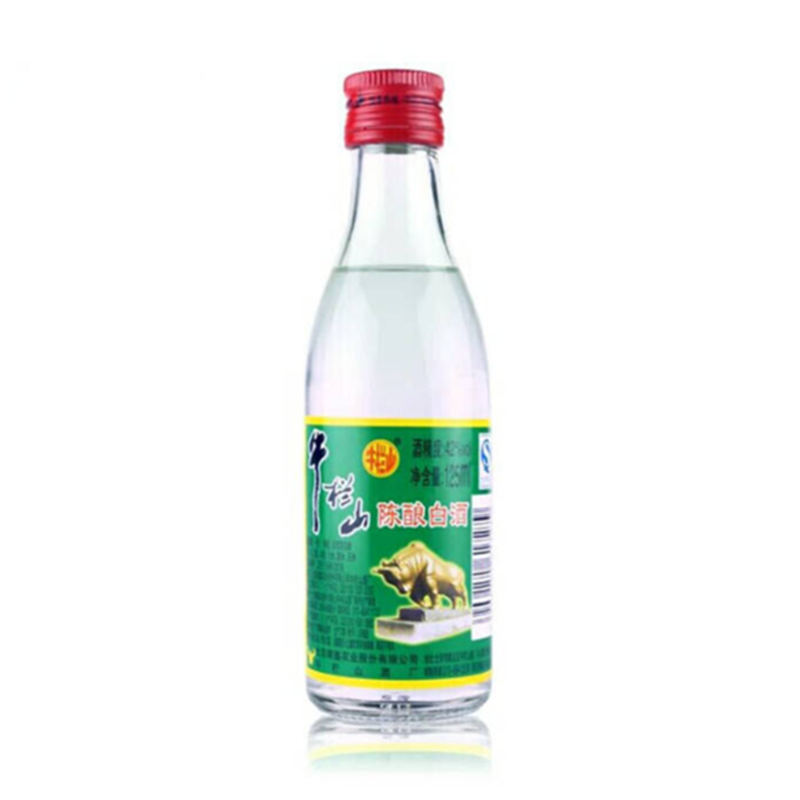 百年牛栏山二锅头 42度陈酿125ml*30瓶 整箱装 白牛二