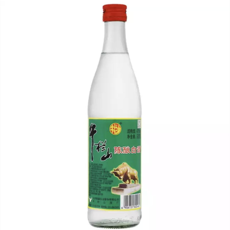 百年牛栏山二锅头白牛二陈酿42度中度白酒500ml*12瓶整箱装