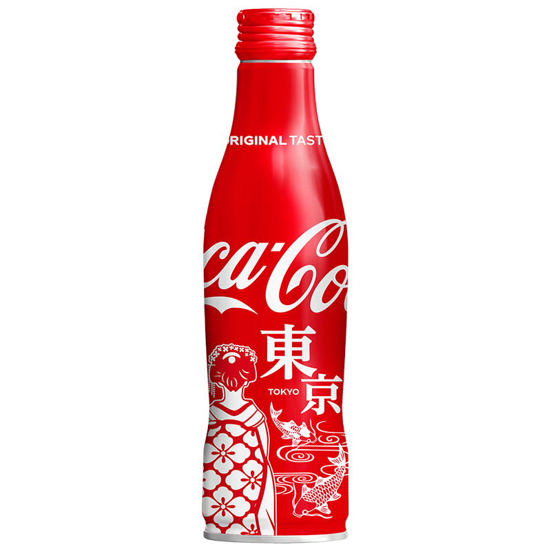 日本进口可乐 2018东京主题景点红色可口可乐纪念收藏版可乐饮料250ml