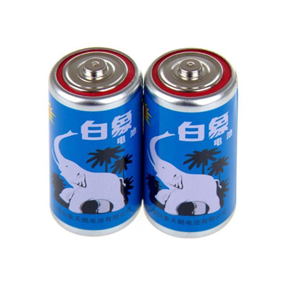 白象电池1号大号1.5v碳性电池盒装24节厨卫电池 新老包装随机货