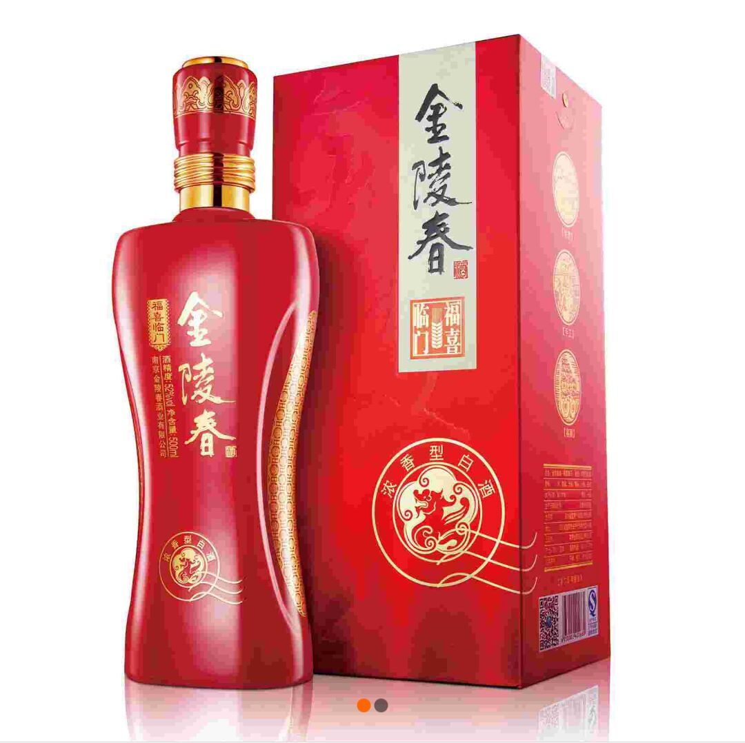 金陵名酒金陵春(福喜临门) 42度浓香型白酒500ml*1