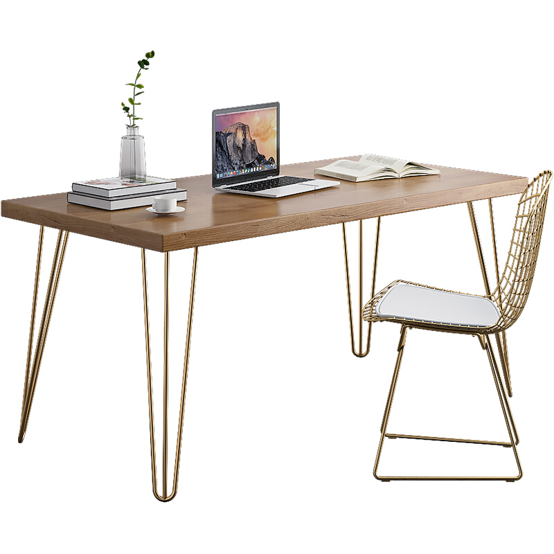 北欧电脑桌实木书桌简约现代电脑台式桌简易桌子家用办公桌写字桌