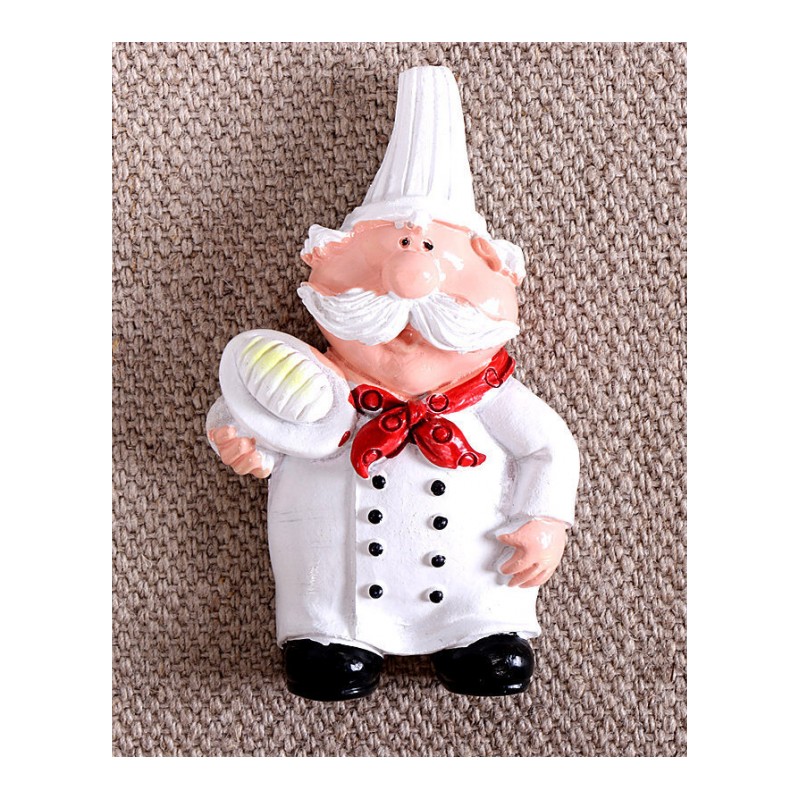 厨师冰箱贴磁铁套磁性贴创意立体人物可爱家居装饰品主厨中