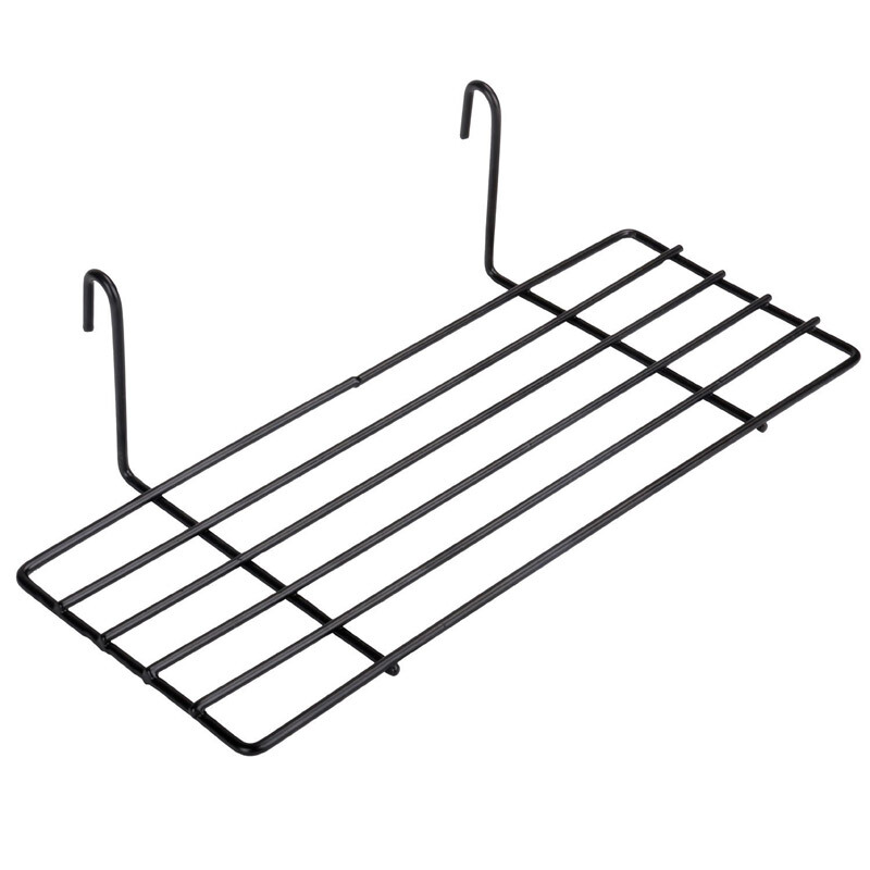 托盘挂篮挂钩ins铁艺网格照片墙配件超市家用置物架子黑白粉色