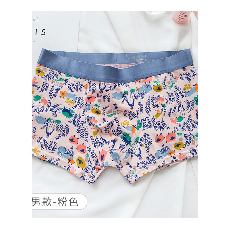 卡通侣内裤可创意中腰棉质男士角短裤三角裤_5