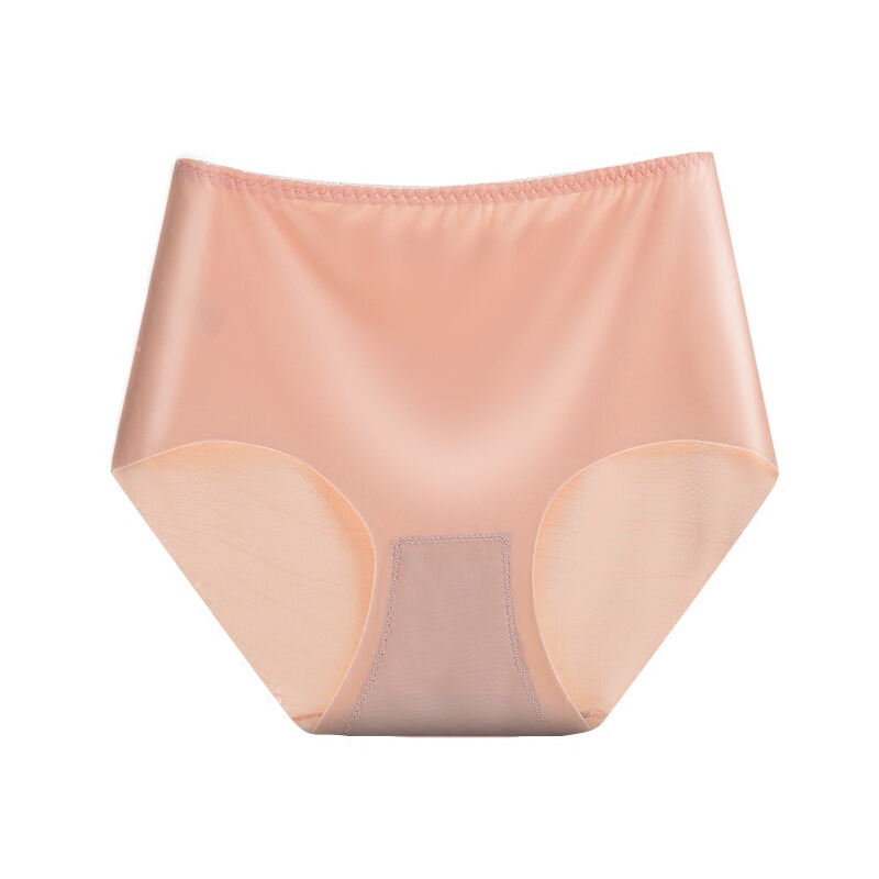 内裤胖mm200斤冰丝一片式裆高腰加加无痕三角裤